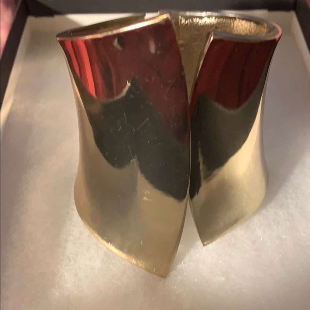 Silver bracelet  cuff.   Estate